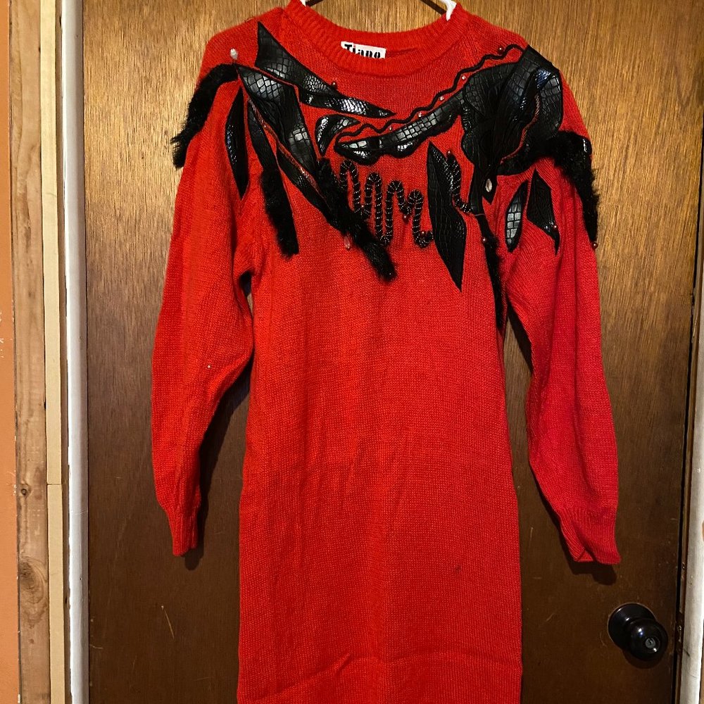 Vintage Sweater Dress